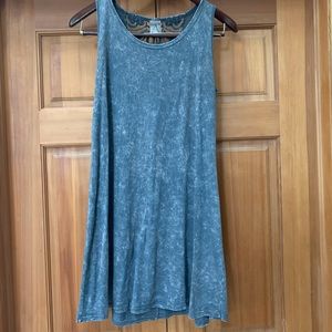 Grey Lace Sun Dress